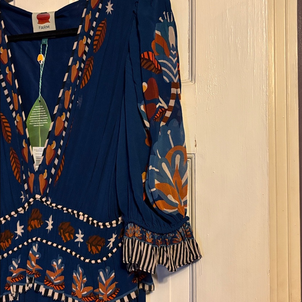 NWT Nature Beauty Blue Maxi - Picture 4 of 9